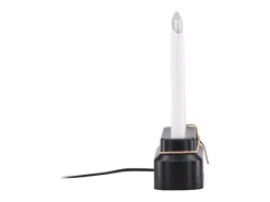 ebuy24 Soporte de adviento eléctrico Näsfjället de 4 luces, color . Negro Sale