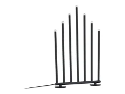 Online ebuy24 Soporte de adviento eléctrico Björnfjället con 7 luces, color . Negro