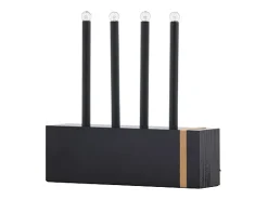 ebuy24 Lámpara De Mesa-Soporte de adviento Fjällberget eléctrico 4 luces . Negro