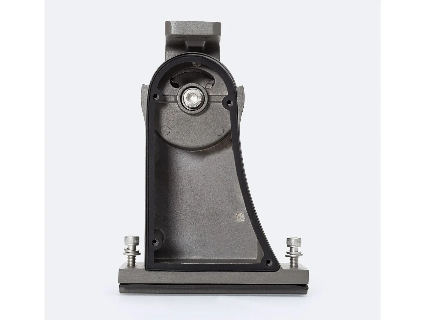 Ledkia Iluminación Exterior-Soporte Tipo Direct-Arm para Foco Proyector LED 300-500W Premium 160lm/W Regulable 1-10V Pyros Alumbrado Público Gris
