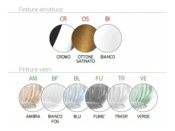 Sosp. Cromo 1 Luce Vetro Trasparente Plateado Online
