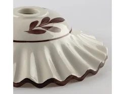 Online Sospensione 1 Luce Ferro Nero e Ruggine e Ceramica d.30 cm Bianco Serie Palma Marru00f3n chocolate