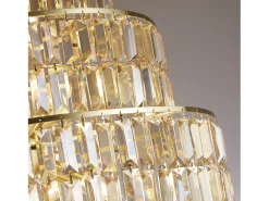 Sospensione Classico Impero Acciaio Ottone Cristallo 13 Luci E14 Dorado Online
