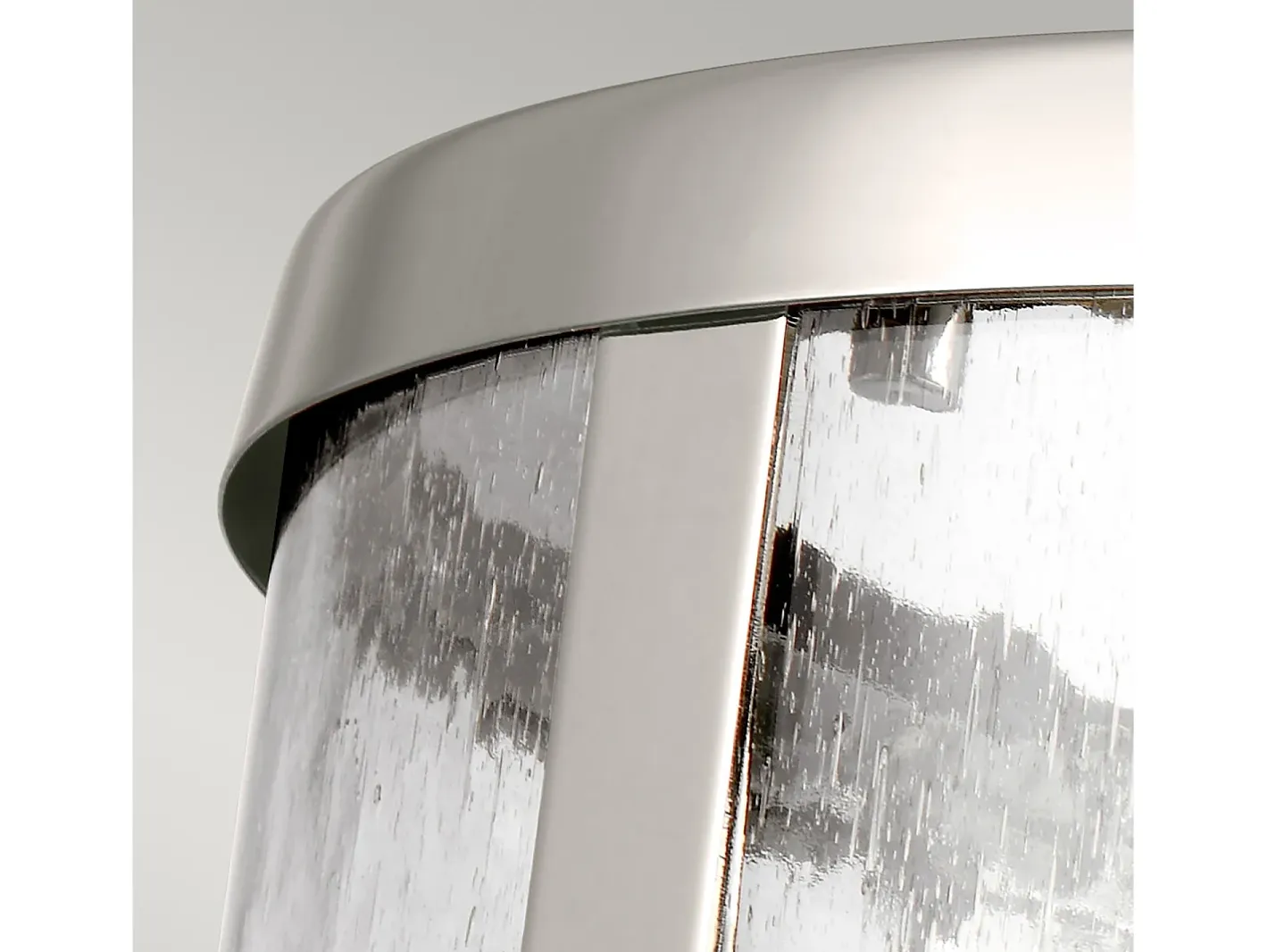 Lámpara Suspendida-Sospensione Contemporanea Harrow Alluminio Nichel Lucido Vetro 1 Luce E27 D20Cm Marru00f3n
