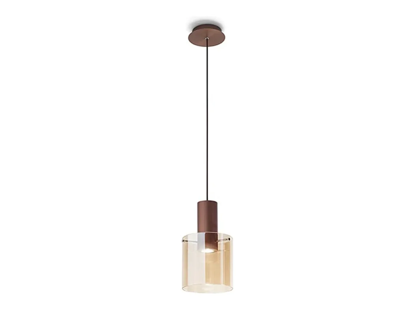 Sospensione Contemporanea Hugo Metallo Oro 1 Luce Dorado Clearance