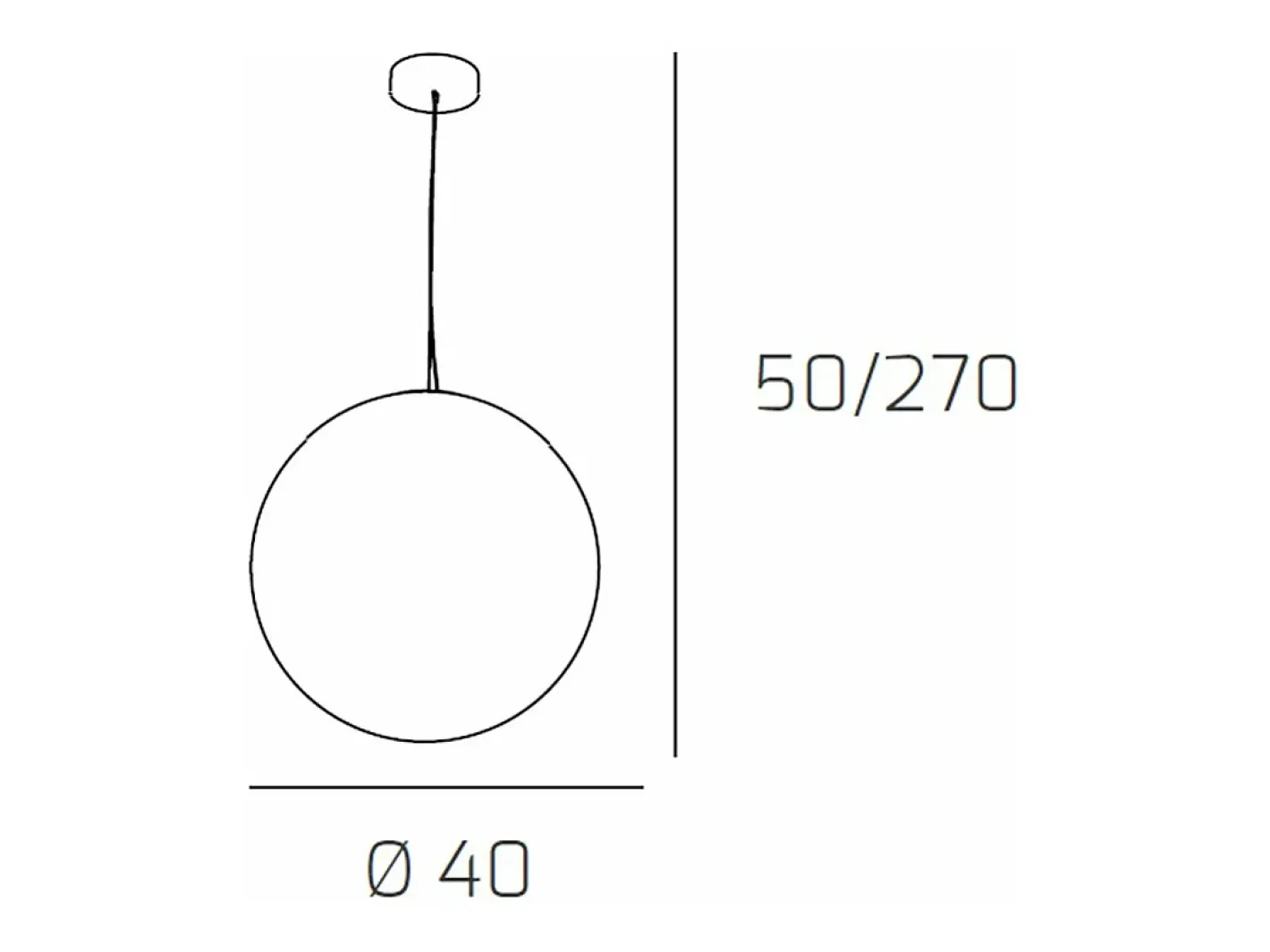 Lámpara Suspendida-Sospensione Contemporanea Moon Metallo Cromo Vetro Rosso 1 Luce E27 D.40Cm Plateado