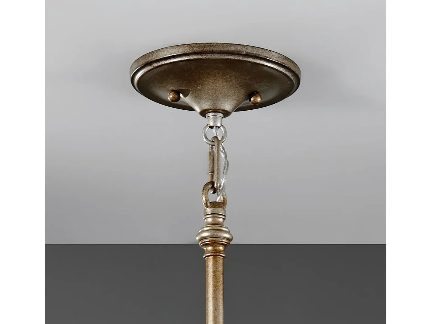 Lámpara Suspendida-Sospensione Contemporanea Lucia In Acciaio Argento Brunito Cristallo 1 Luce E27 Plateado