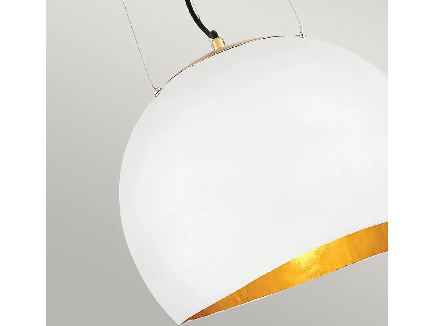 Lámpara Suspendida-Sospensione Contemporanea Nula Acciaio 1 Luce E27 Blanco