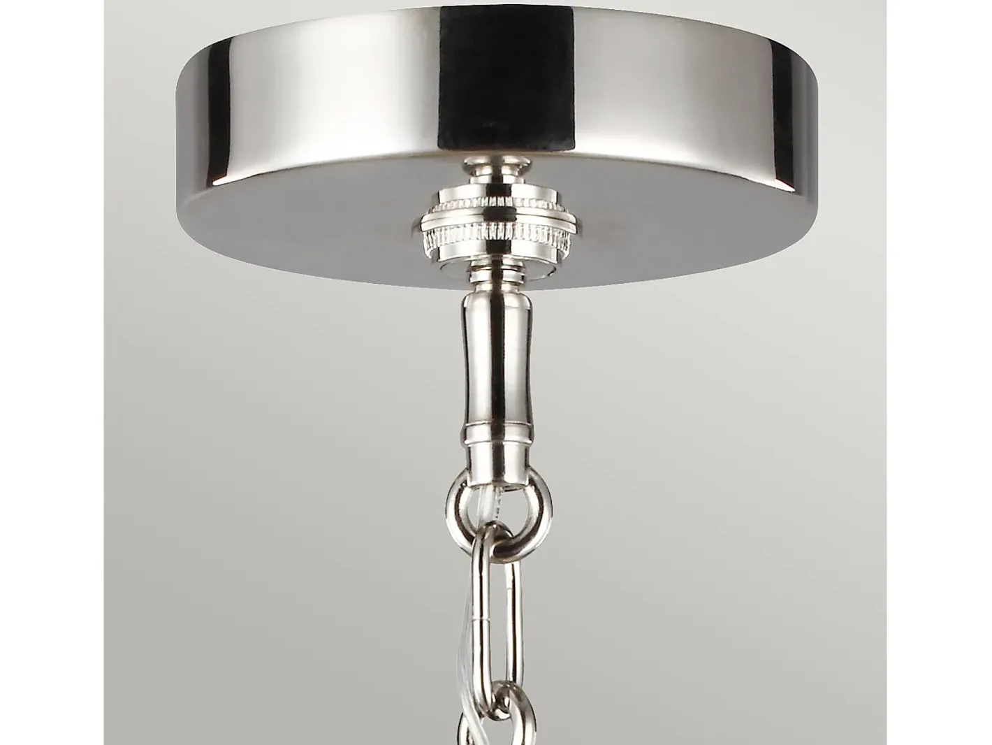 Online Sospensione Contemporanea Harper Acciaio Nichel Lucido Vetro 1 Luce E14 Gris