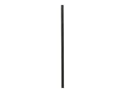 Lámpara Suspendida-Sospensione Contemporanea Camden Acciaio Nero Vetro Fumè 1 Luce E27 Negro