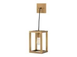 Lámpara Suspendida-Sospensione Contemporanea Ensemble Acciaio Bronzo Spazzolato 1 Luce E27 Bronce