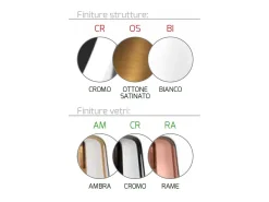 Sospensione Cromo Rettangolare 5 Luci Ambra Plateado Discount