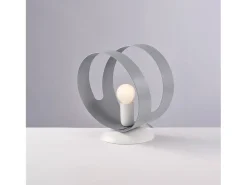 Sospensione Moderna 1 Luce Peter In Ferro Bianco Grigio Taglio Laser Blanco Best
