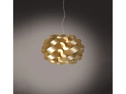 Sale Sospensione Moderna Cloud Polilux ® New Gold E Metallo Cromo 1 Luce E14 Dorado