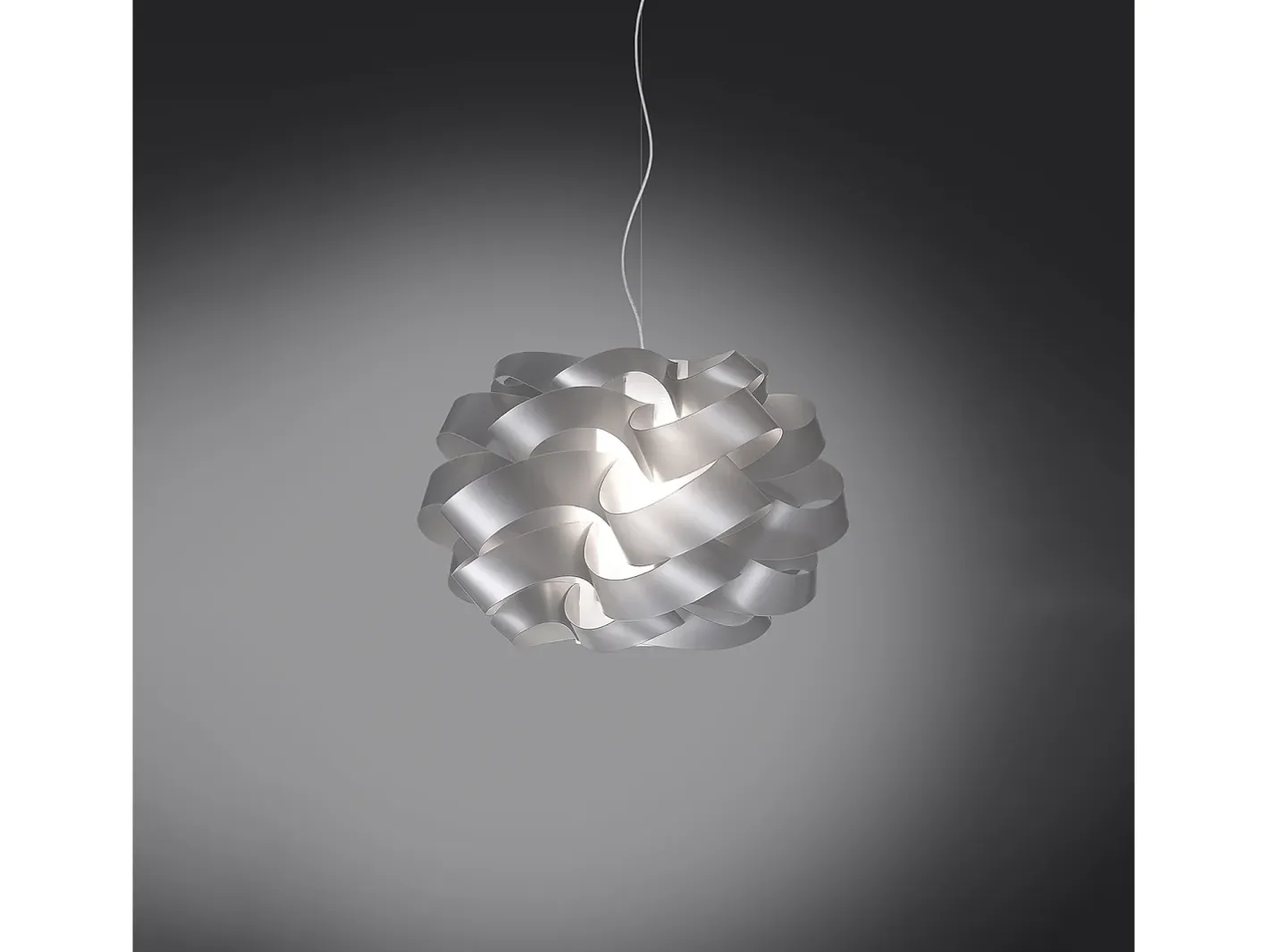 Discount Sospensione Moderna Cloud Polilux ® Argento E Metallo Cromo 1 Luce E27 Plateado