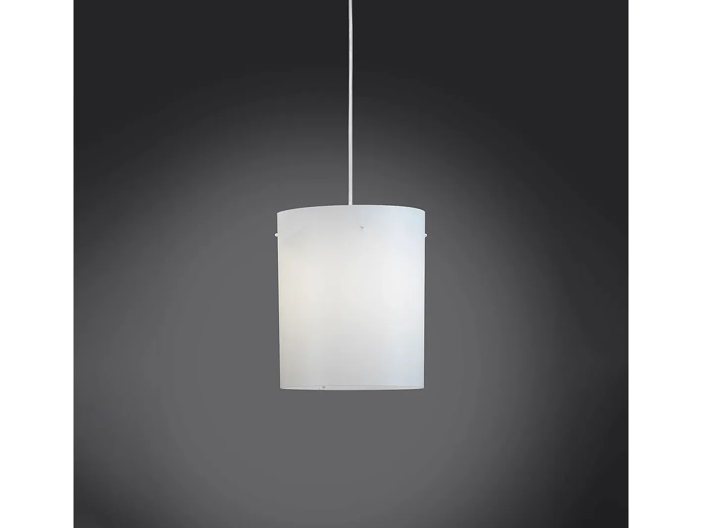 Outlet Sospensione Moderna Decolight Polilux ® Bianco 1 Luce E27 D27Cm Blanco