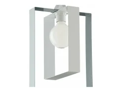 Online Sospensione Moderna Duplo 1 Luce Ferro Laccato Bianco E Grigio Blanco