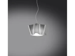 Online Sospensione Moderna Folio Polilux ® Argento E Metallo Cromo 1 Luce E27 Plateado