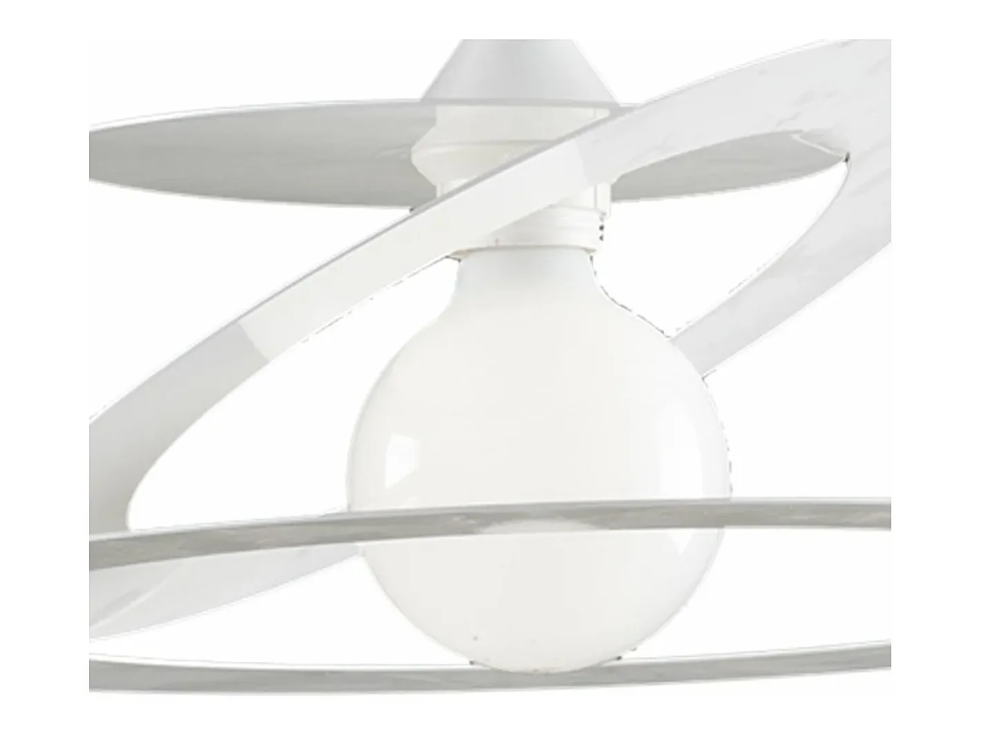 Sospensione Moderna Geko 1 Luce Ferro Taglio Laser Bianco Blanco