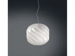 Sospensione Moderna Globe Polilux ® Bianco E Metallo Cromo 1 Luce E27 D40Cm Blanco Discount