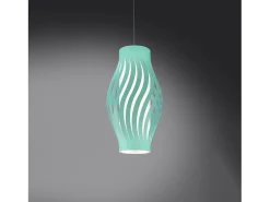 Sospensione Moderna Helios Polilux ® Verde Pastello 1 Luce E27 H61Cm Blanco Online