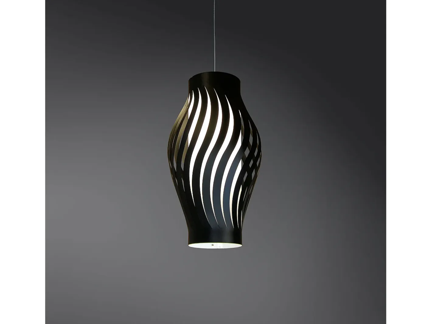 Sospensione Moderna Helios Polilux ® Nero 1 Luce E27 H61Cm Blanco Online