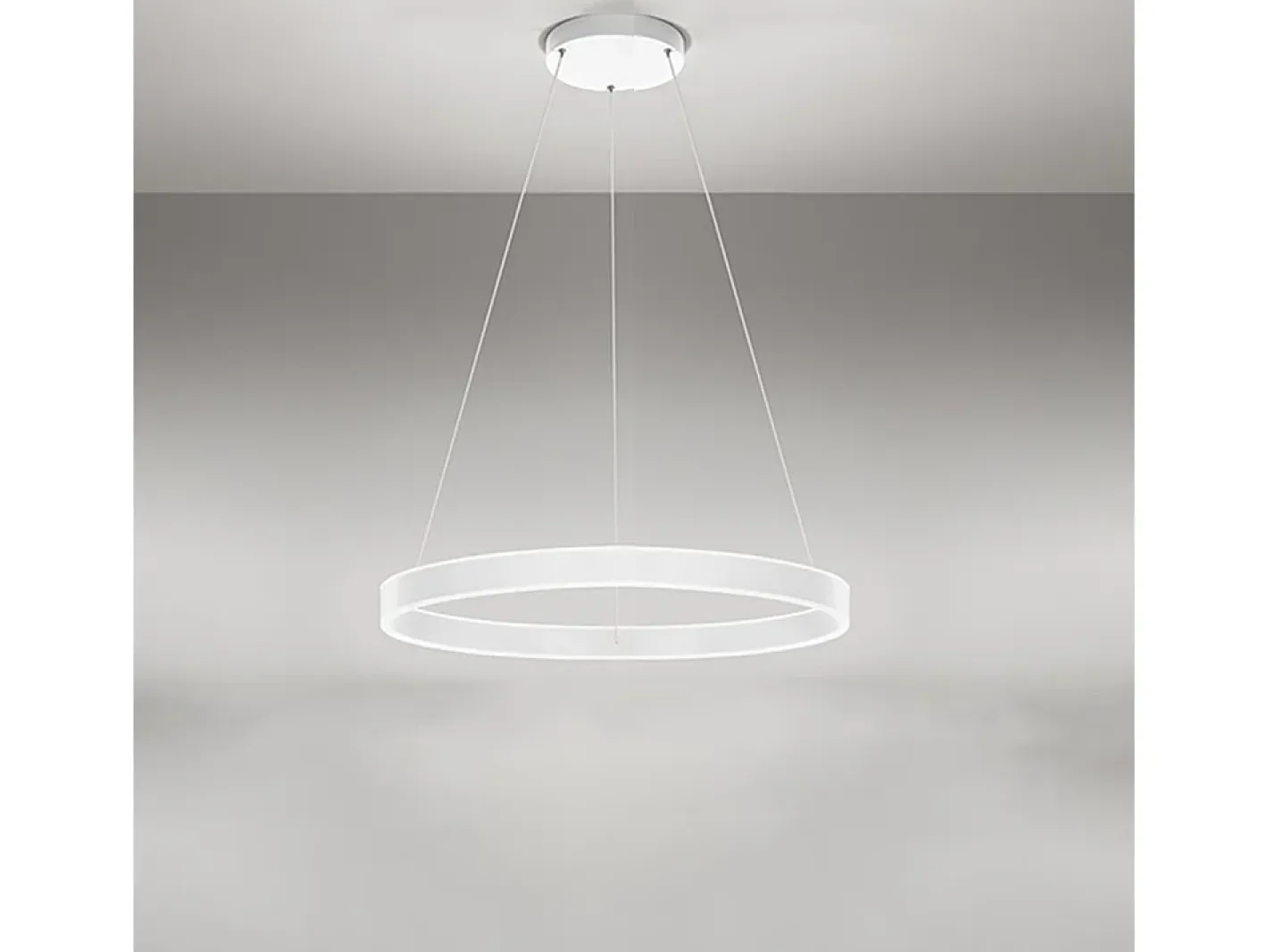 Sospensione Moderna Kirko Metallo Bianco Led 80W 3000K Blanco Clearance