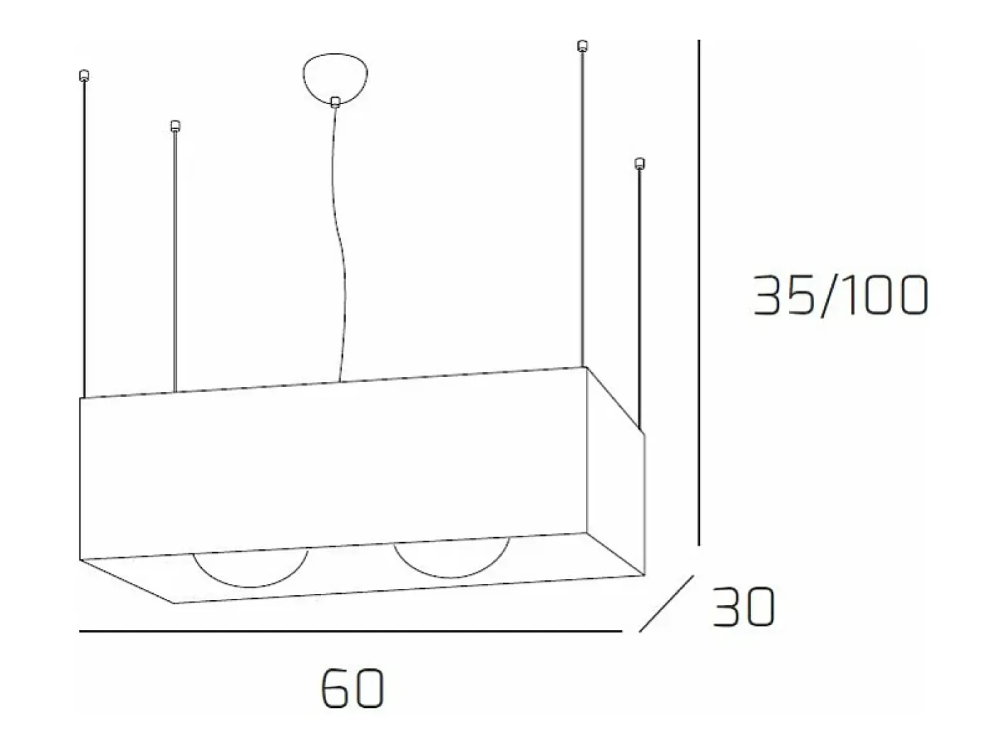 Lámpara Suspendida-Sospensione Moderna Loft Metallo Cromo 2 Luci E27 Plateado