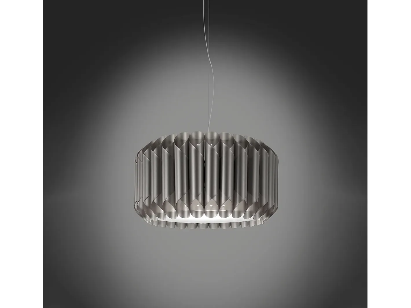 Sospensione Moderna Louise Polilux ® Argento E Metallo Cromo 1 Luce E27 Plateado Sale
