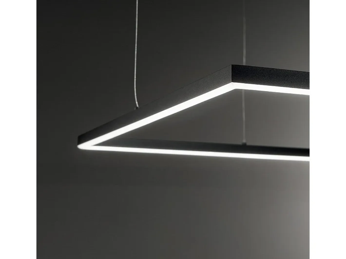 Ideal Lux Sospensione Moderna Oracle Alluminio-Materie Plastiche Nero Led 33W 3000K Negro Sale