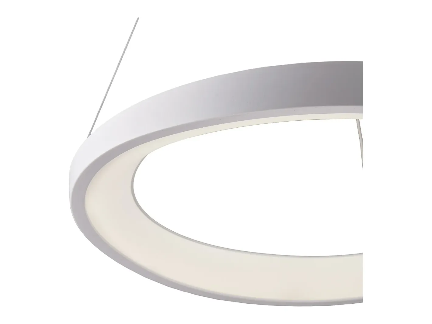 Sospensione Moderna Perth In Plastica Bianca Con Led Integrato 32W 4000K Blanco