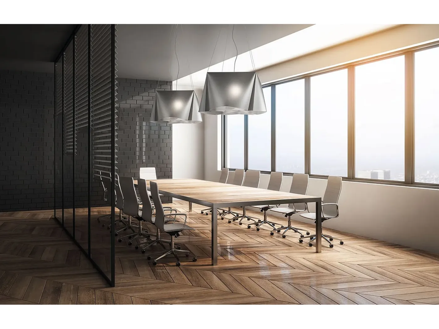 Sospensione Moderna Wanda Polilux ® Argento E Metallo Cromo 1 Luce E27 D60Cm Plateado Sale