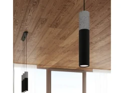Sollux Lighting Sospensione Twin Grigio Chiaro, Nero GU10 Lámpara colgante Twin , negra GU10 Gris Sale