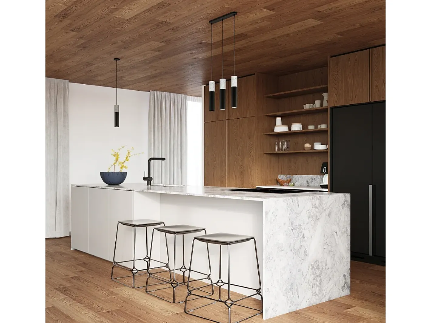 Sollux Lighting Sospensione Twin Grigio Chiaro, Nero GU10 Lámpara colgante Twin , negra GU10 Gris Sale