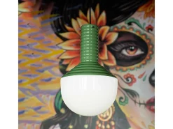 Ferroluce Lámpara Suspendida-Sospensione Vintage Grande Decò Selaron Ceramica Salvia 1 Luce E27 Verde