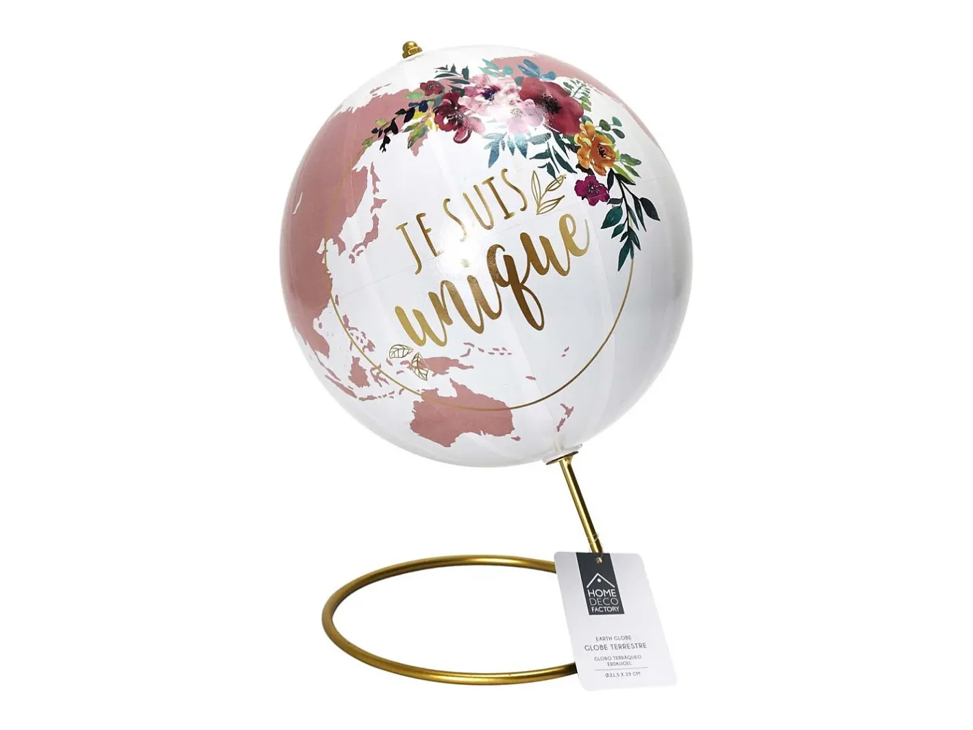 Clearance The Home Deco Factory Soy único" globo decorativo femenino Blanco