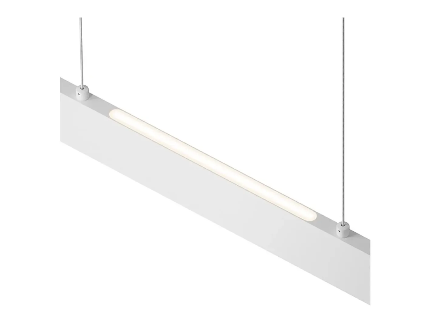 Clearance Maytoni Step Lámpara colgante de techo lineal LED integrada blanca Blanco