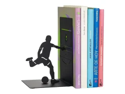 Balvi Sujetos de metal Sport Footballer Negro Discount