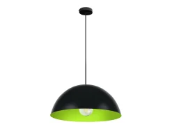 TOSEL Lámpara Suspendida-Suspensión ,metal, ,A78xD42,5xP42,5cm Negro