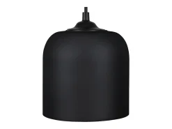 TOSEL Lámpara Suspendida-Suspensión , arcilla, ,A70xD13,5xP 13,5cm Negro