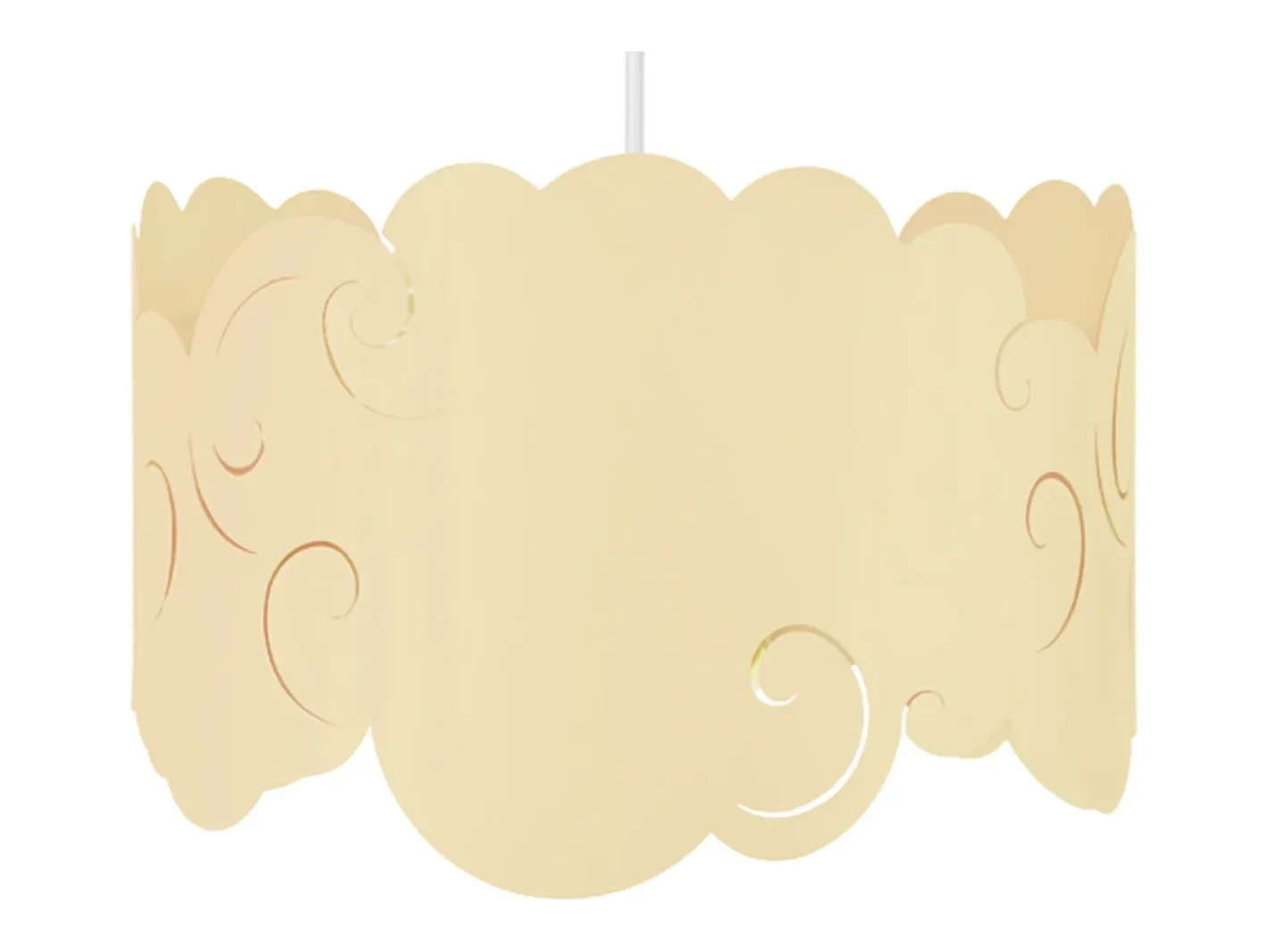 TOSEL Suspensión , metal,, A 75xD30x P 30cm Beige Clearance