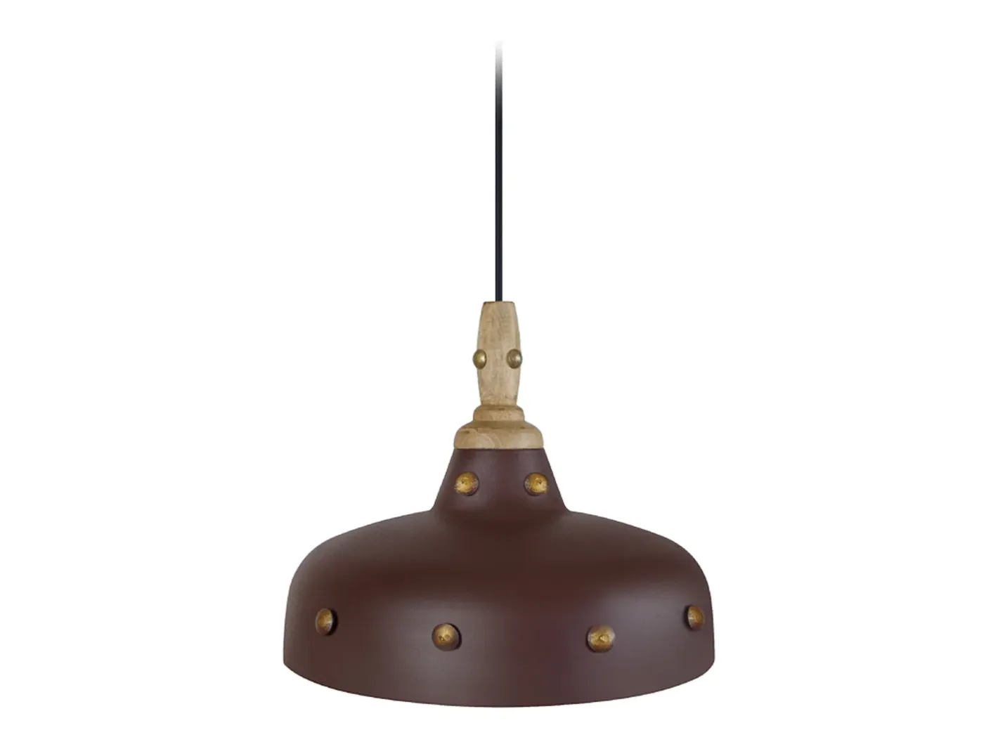 Hot TOSEL Suspensión , metal,Marrón,A80xD30xP30cm Marru00f3n