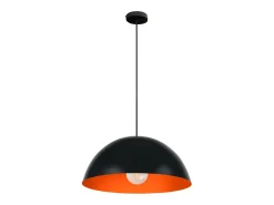 TOSEL Suspensión , metal, ,A78xD 42,5xP42,5cm Negro Best