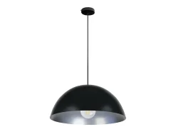 TOSEL Lámpara Suspendida-Suspensión , metal, ,A78xD42,5x P 42,5cm Negro