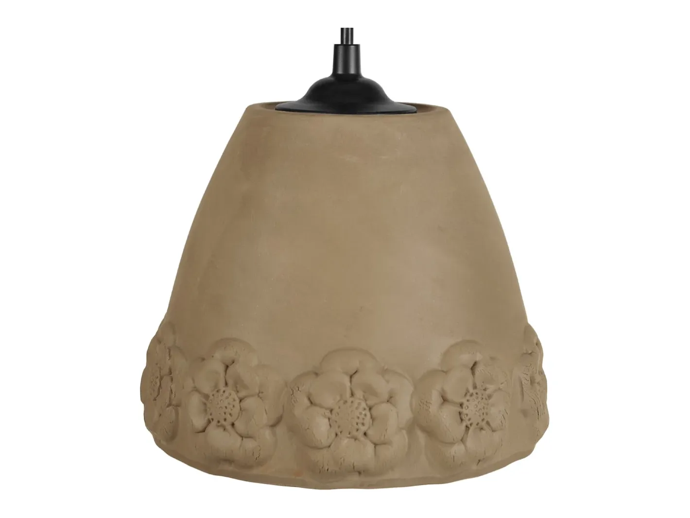 TOSEL Suspensión ,arcilla, ,A84xD 25x P 25cm Gris Hot
