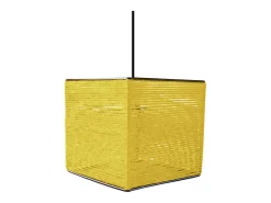 TOSEL Lámpara Suspendida-Suspensión ,fibre ,,A90x D16xP16cm Amarillo