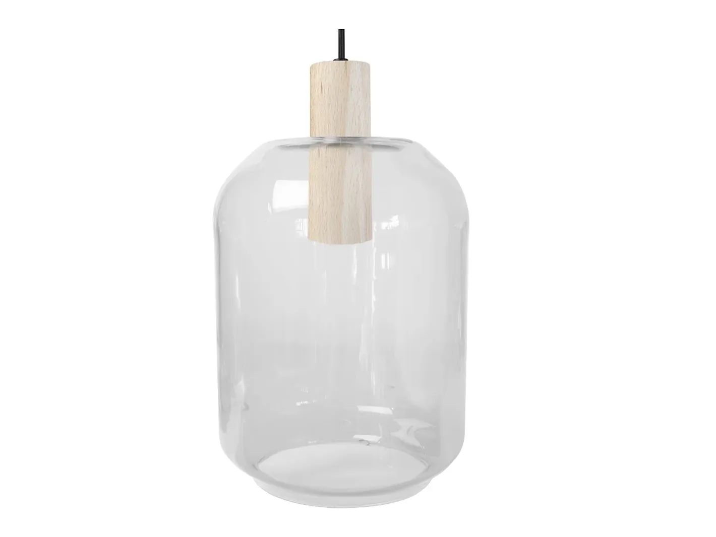 TOSEL Lámpara Suspendida-Suspensión ,madera ,natural, A100xD20xP 20cm Color natural claro