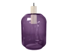 TOSEL Lámpara Suspendida-Suspensión ,madera , , A 100xD20xP20cm Violeta