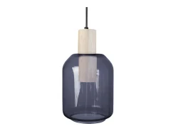 TOSEL Lámpara Suspendida-Suspensión ,madera, , A100xD14xP 14cm Azul