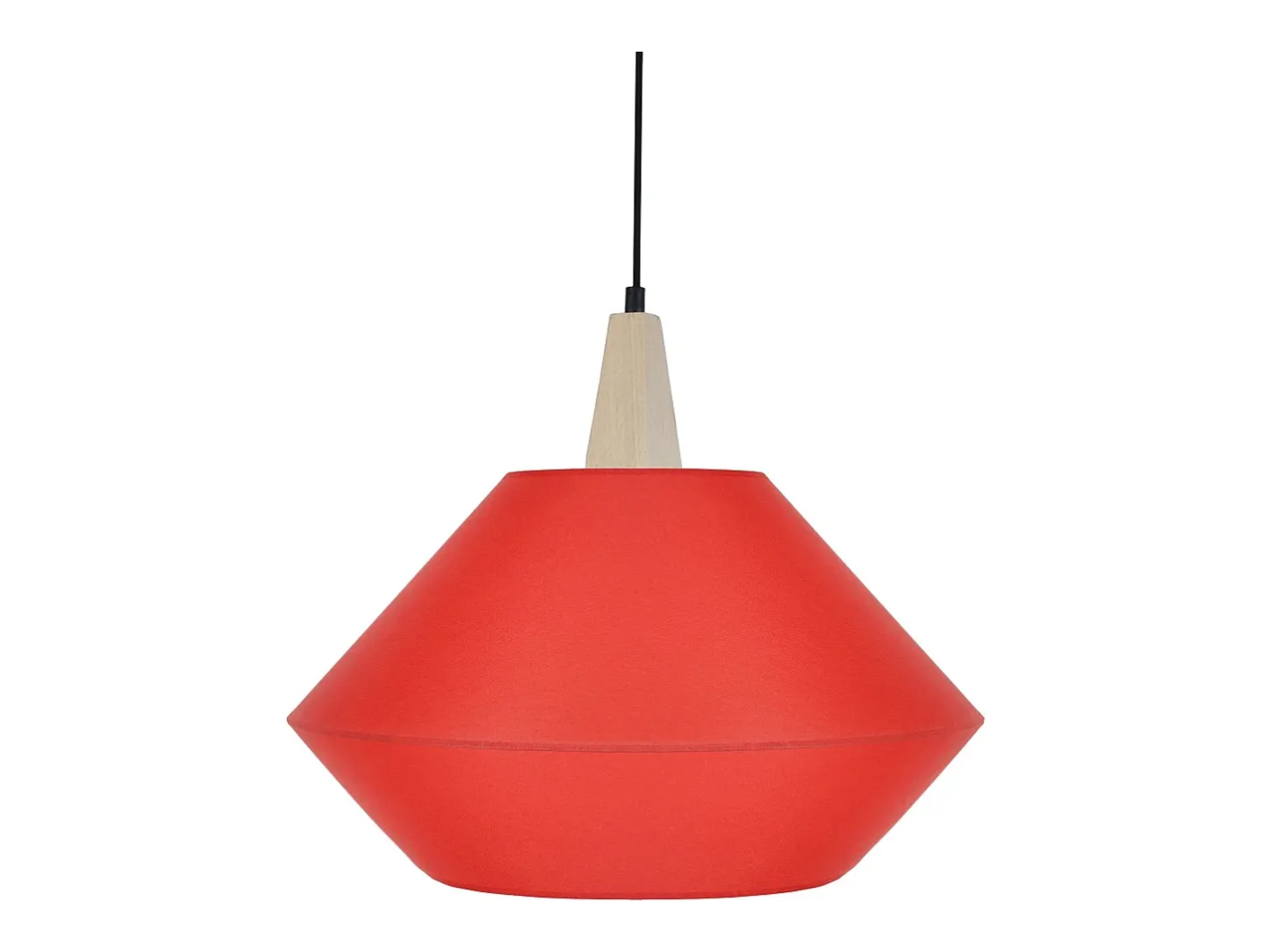 Sale TOSEL Suspensión ,madera,natural,A90x D 40xP40cm Rojo